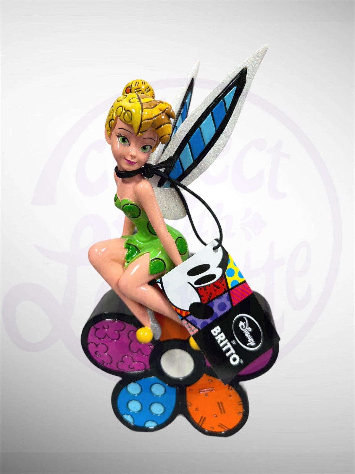 Disney by Britto Collection - Tinker Bell on Flower Figurine